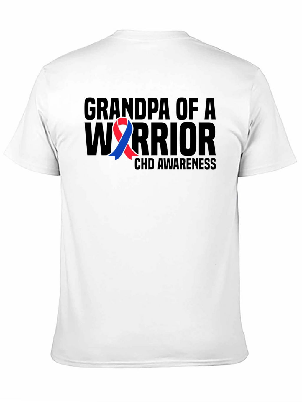 Grandpa of a Warrior CHD Awareness T-Shirt