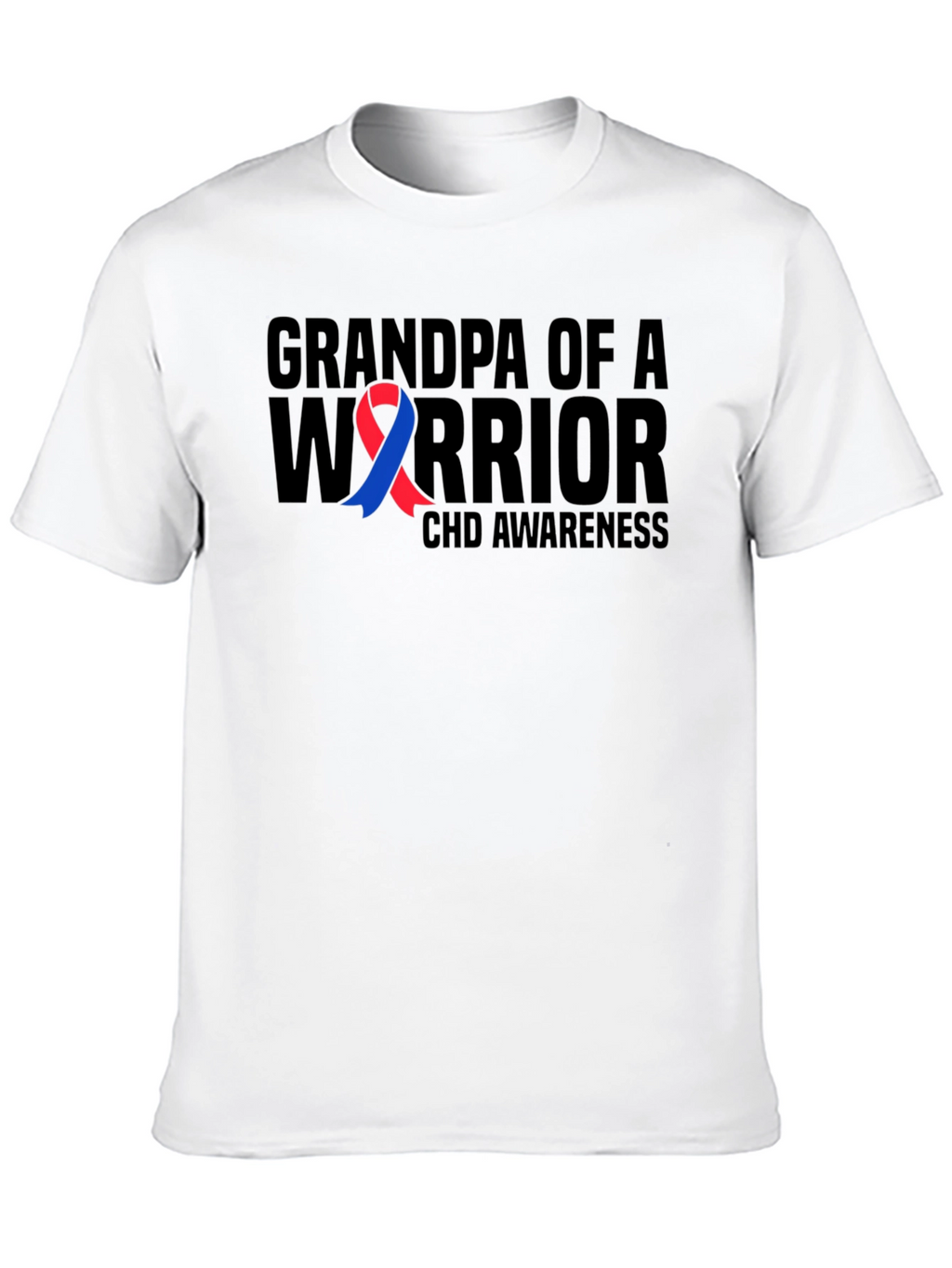 Grandpa of a Warrior CHD Awareness T-Shirt
