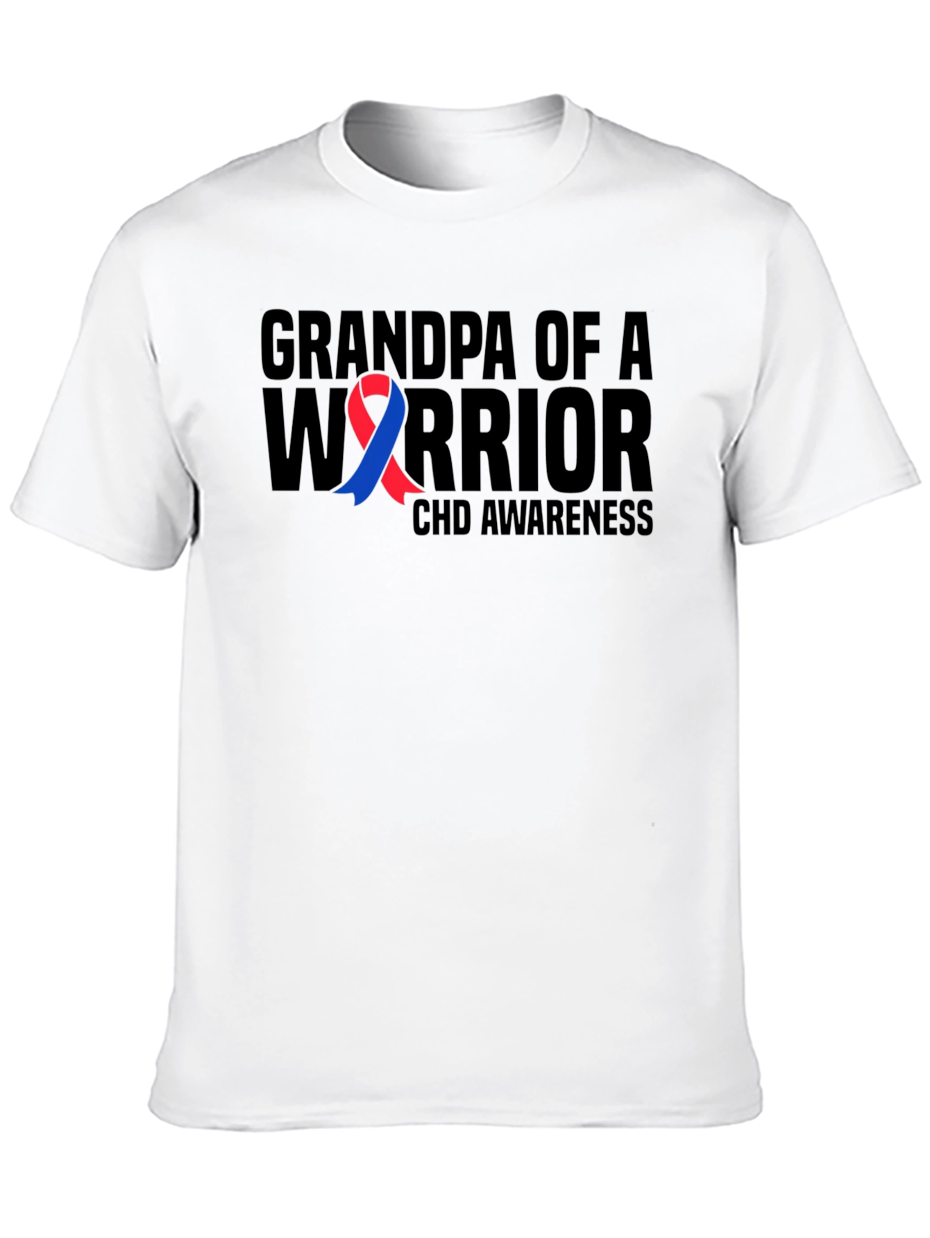 Grandpa of a Warrior CHD Awareness T-Shirt