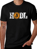 HODL Bitcoin Graphic T-Shirt
