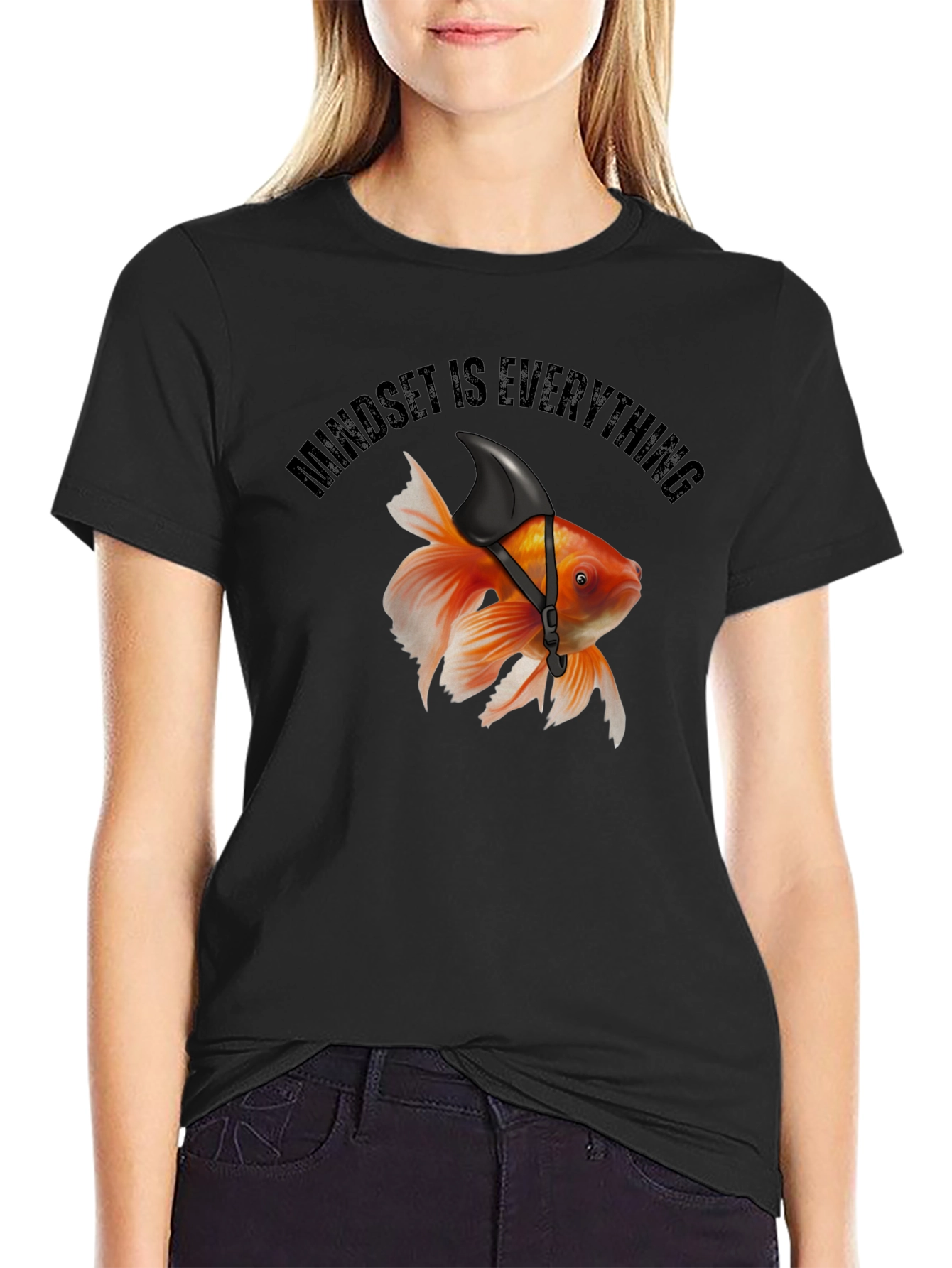 Mindset Fish T-Shirt - Be a Shark