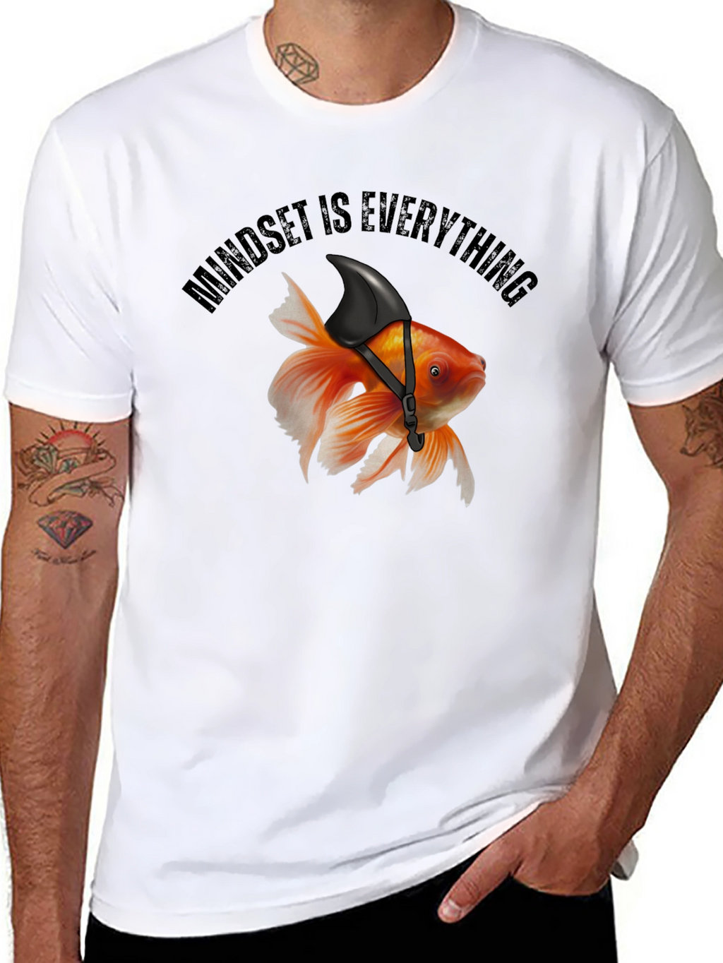 Mindset Fish T-Shirt - Be a Shark