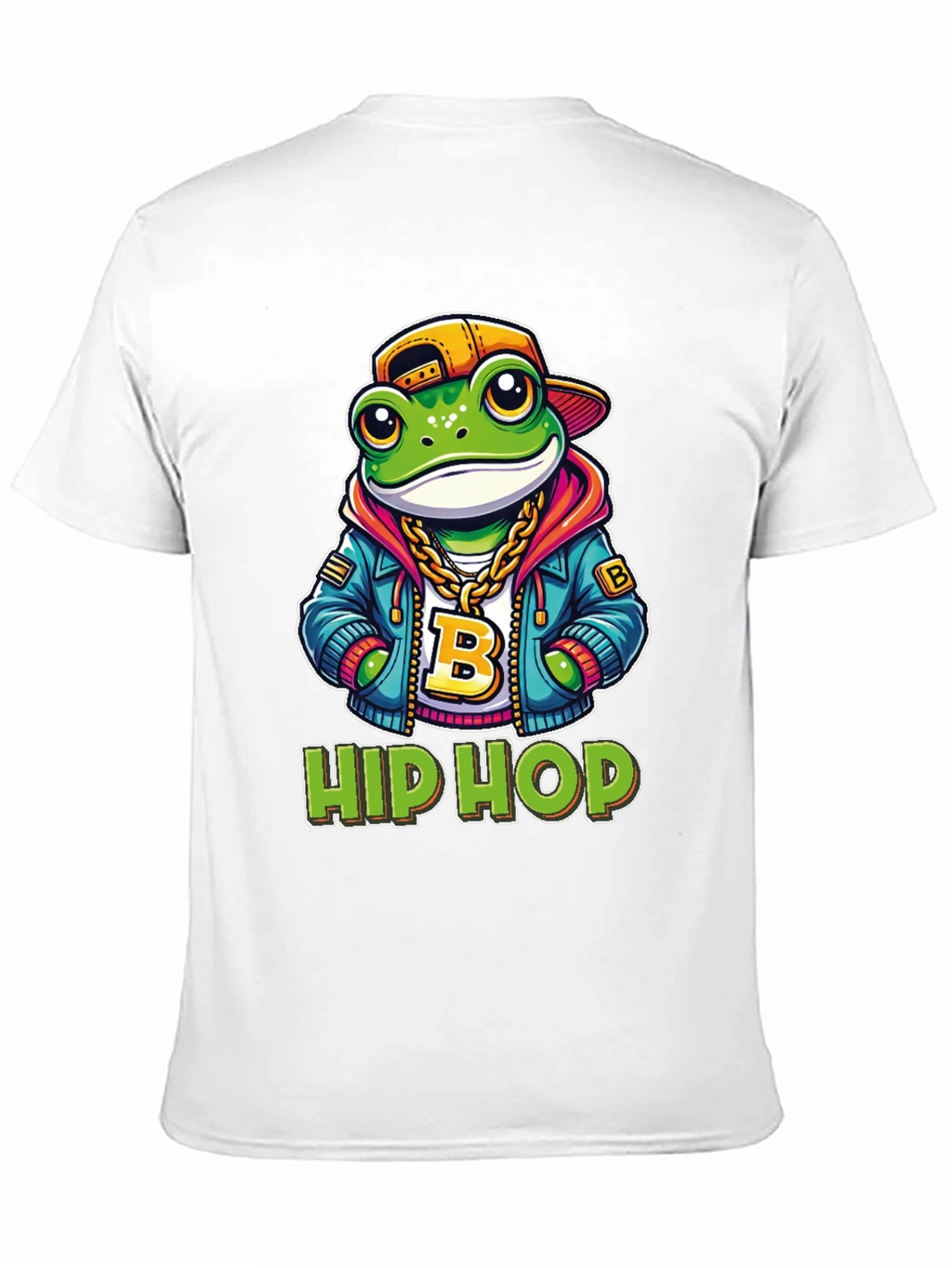 Hip Hop Frog T-Shirt - Cool Cartoon Graphic Tee