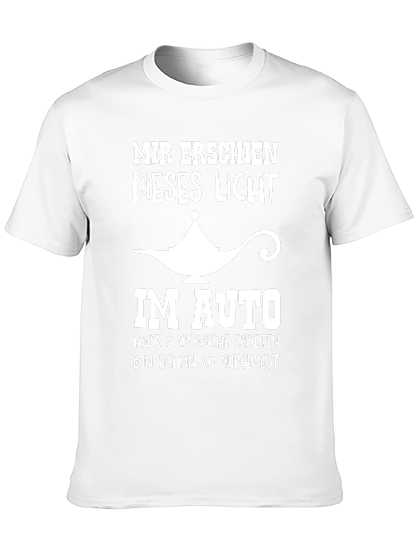 Funny Car Genie T-Shirt - 3 Wishes!