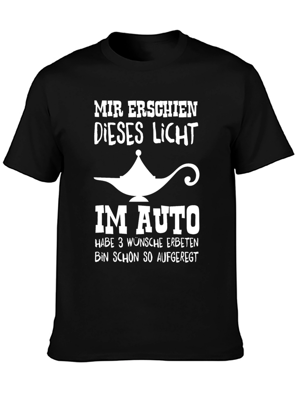 Funny Car Genie T-Shirt - 3 Wishes!