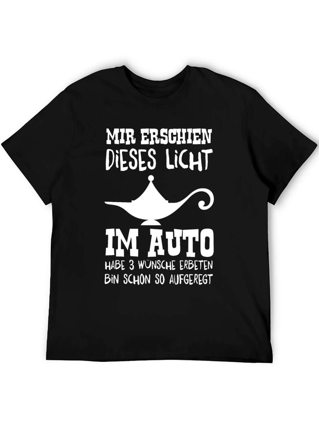 Funny Car Genie T-Shirt - 3 Wishes!