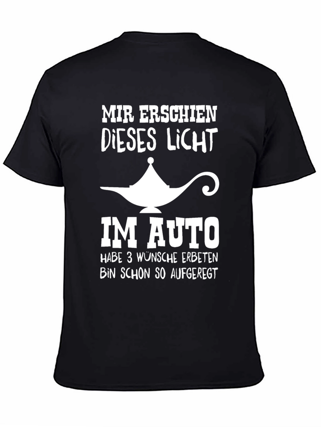 Funny Car Genie T-Shirt - 3 Wishes!