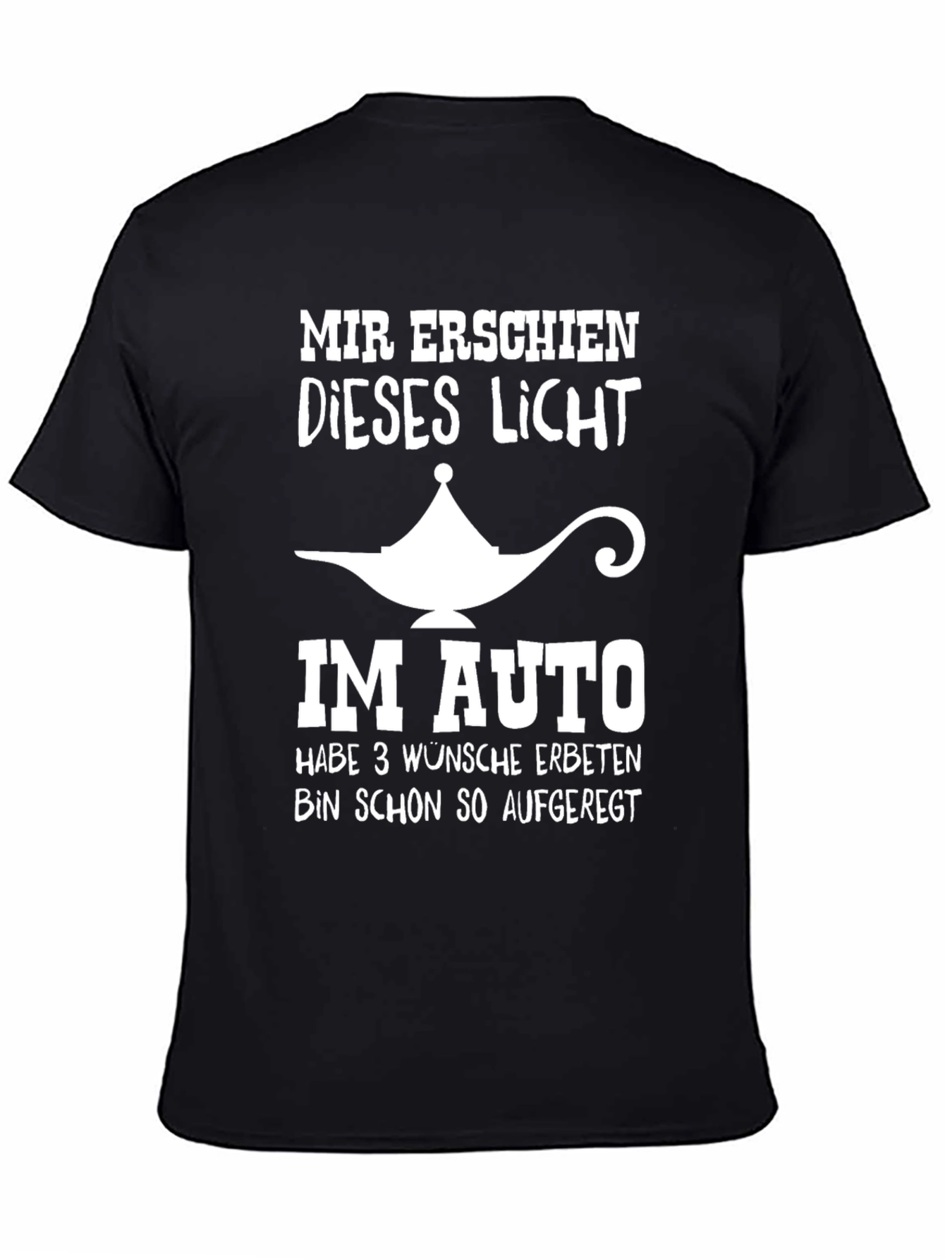 Funny Car Genie T-Shirt - 3 Wishes!