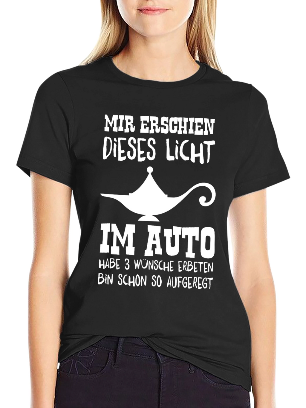 Funny Car Genie T-Shirt - 3 Wishes!