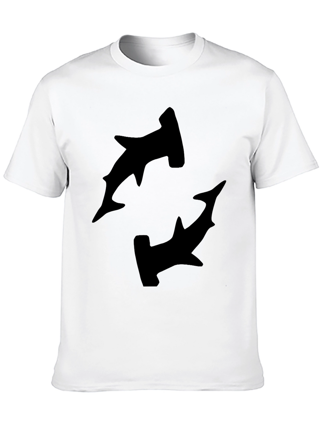 Hammerhead Shark Graphic Black T-Shirt