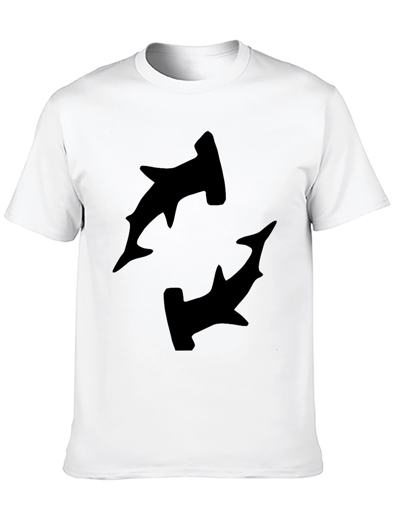 Hammerhead Shark Graphic Black T-Shirt