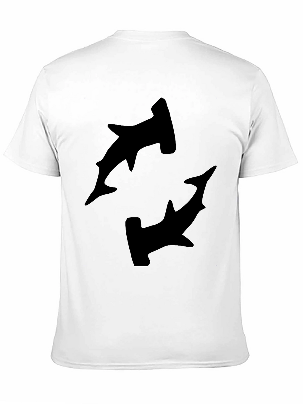 Hammerhead Shark Graphic Black T-Shirt