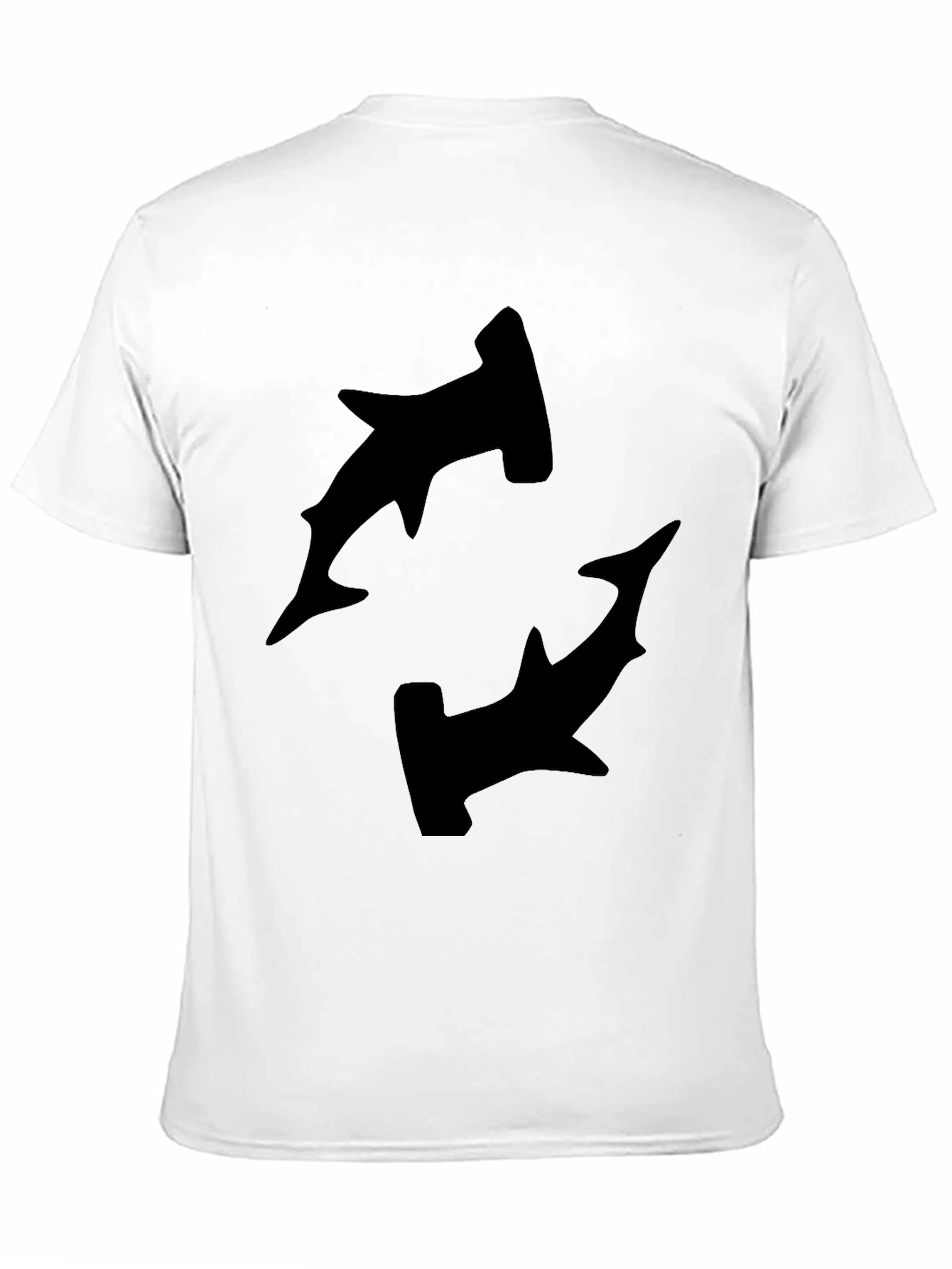 Hammerhead Shark Graphic Black T-Shirt
