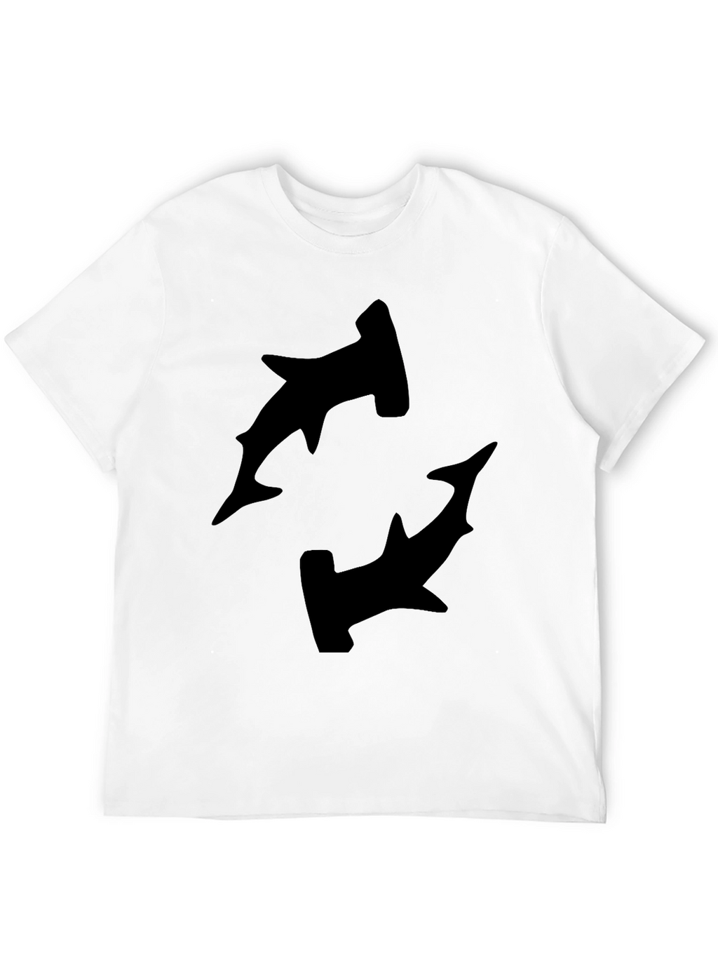 Hammerhead Shark Graphic Black T-Shirt