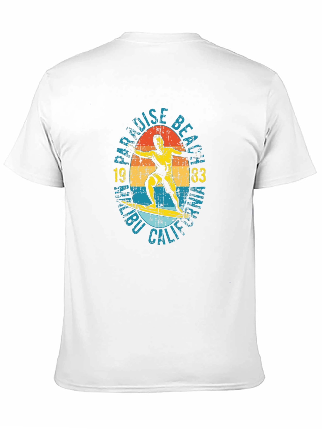Paradise Beach Malibu 1983 Graphic T-Shirt