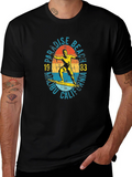 Paradise Beach Malibu 1983 Graphic T-Shirt