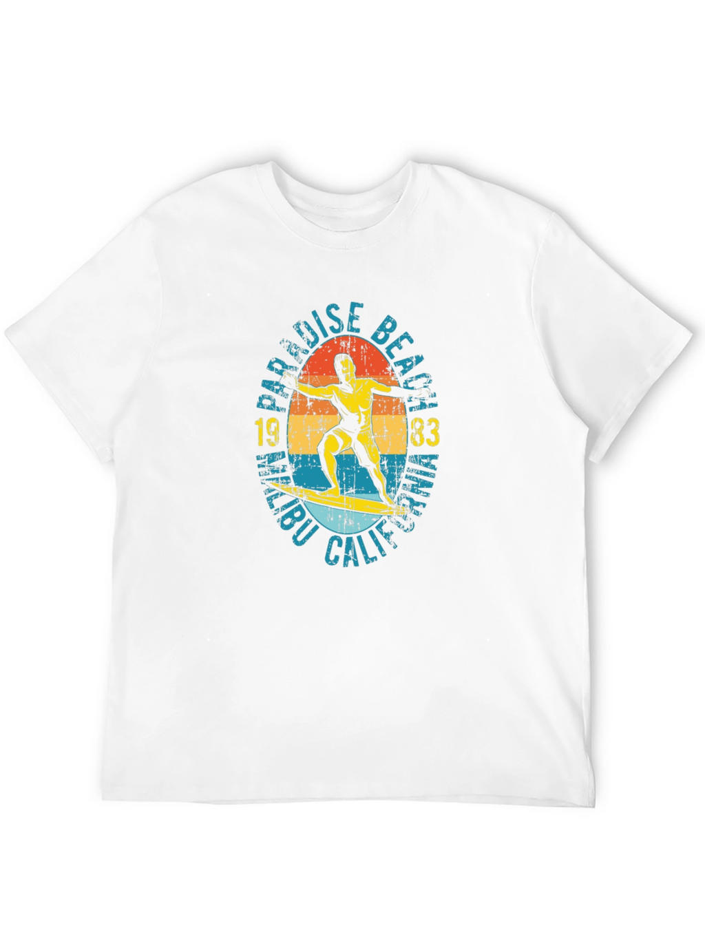Paradise Beach Malibu 1983 Graphic T-Shirt