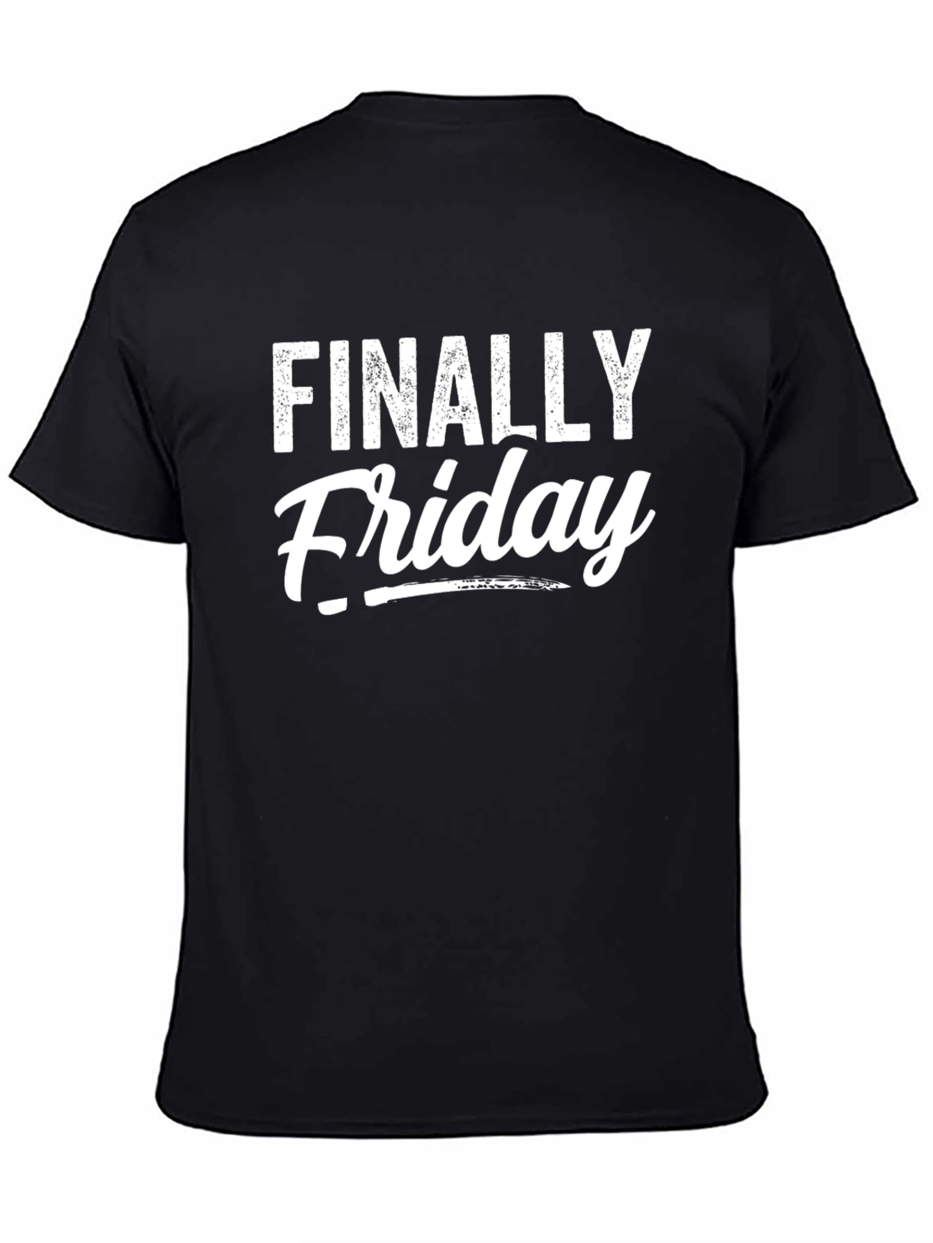 Finally Friday Graphic Tee - Mens Black T-Shirt