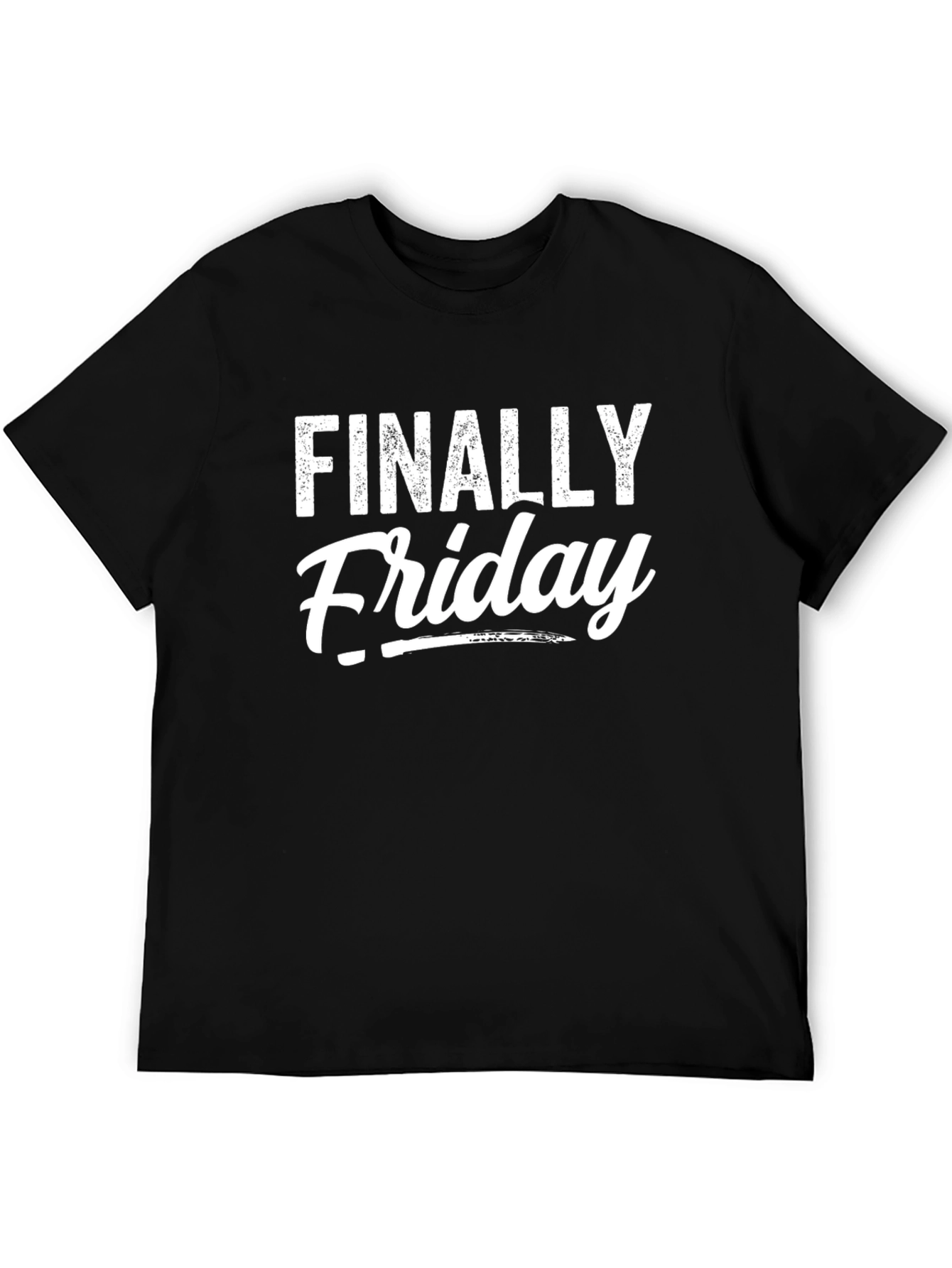 Finally Friday Graphic Tee - Mens Black T-Shirt