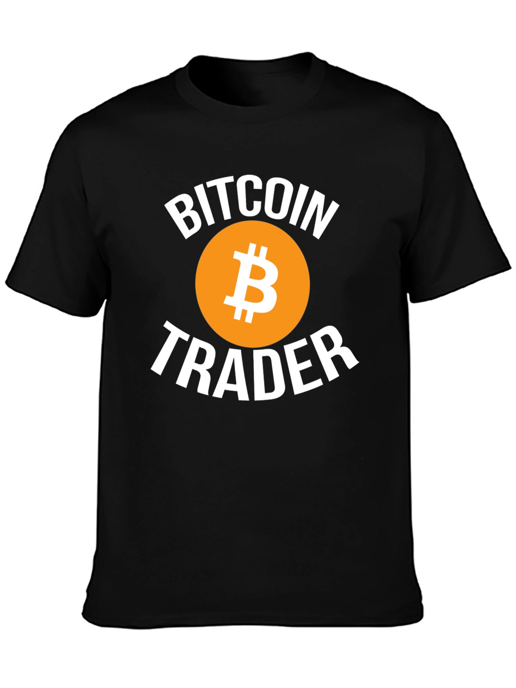 Bitcoin Trader Black T-Shirt Crypto Cryptocurrency Tee