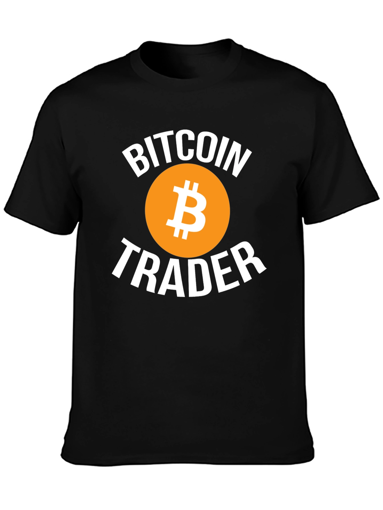 Bitcoin Trader Black T-Shirt Crypto Cryptocurrency Tee