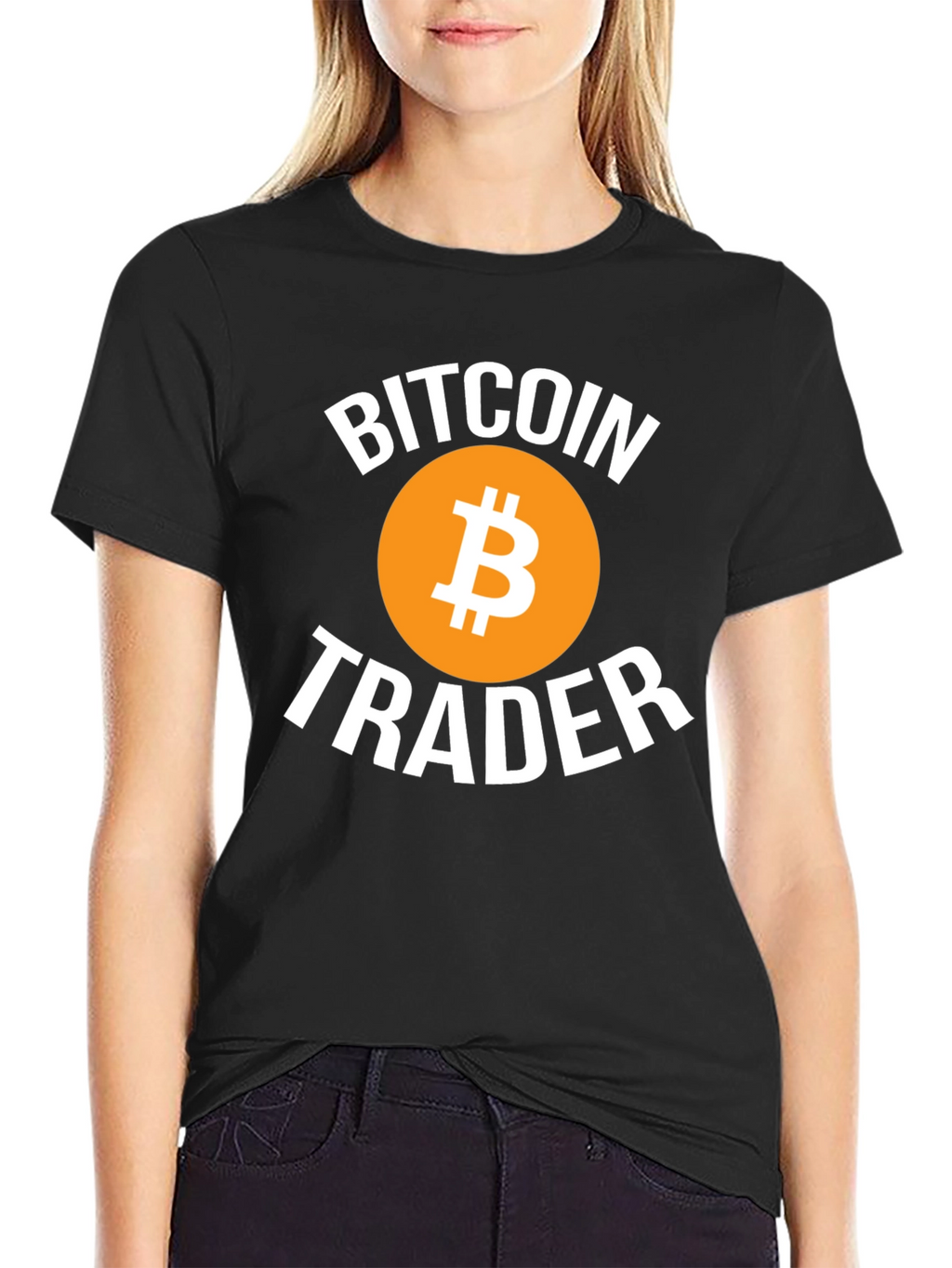 Bitcoin Trader Black T-Shirt Crypto Cryptocurrency Tee