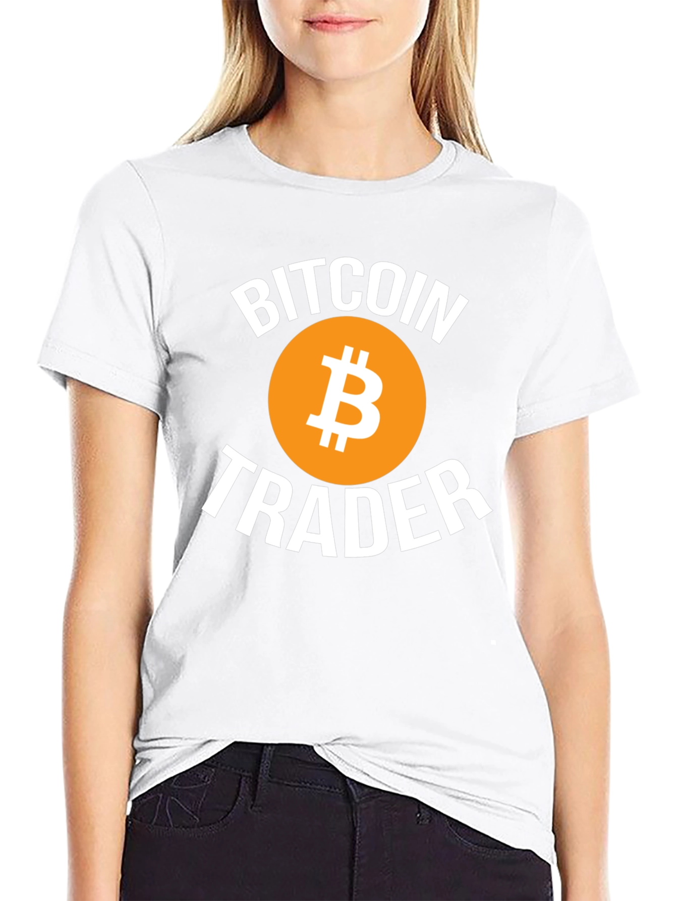 Bitcoin Trader Black T-Shirt Crypto Cryptocurrency Tee