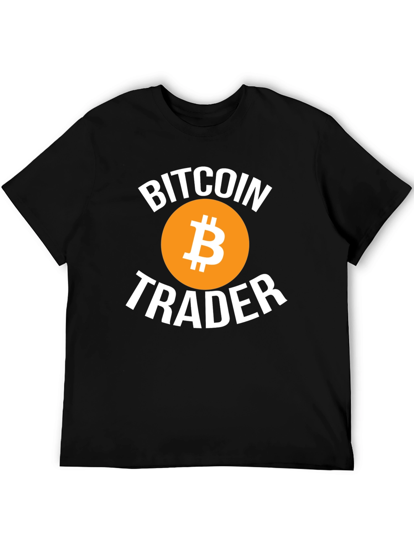 Bitcoin Trader Black T-Shirt Crypto Cryptocurrency Tee