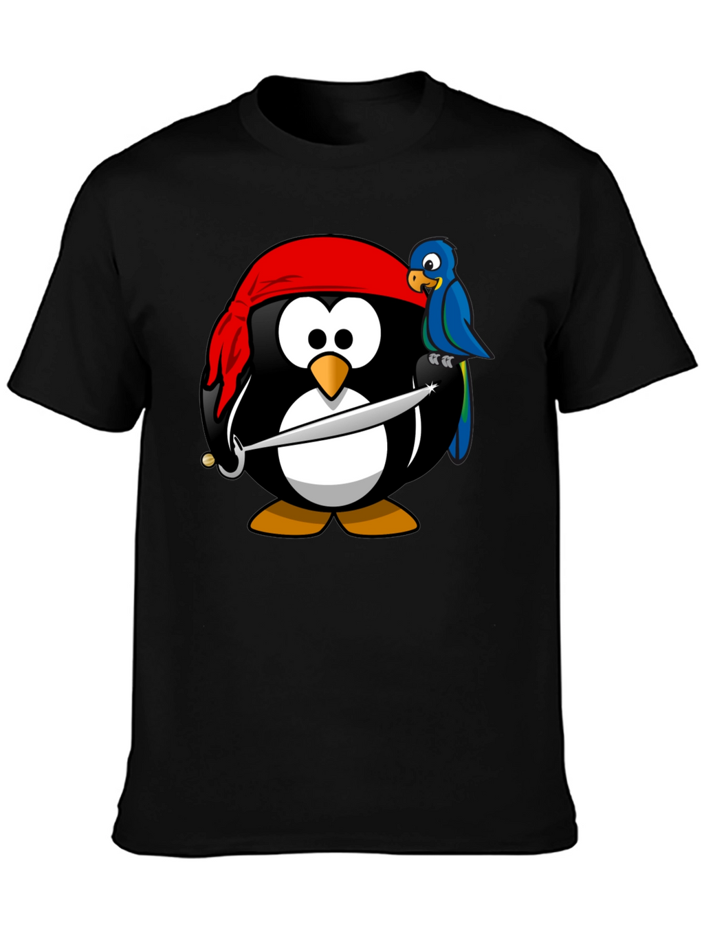 Pirate Penguin Graphic T-Shirt