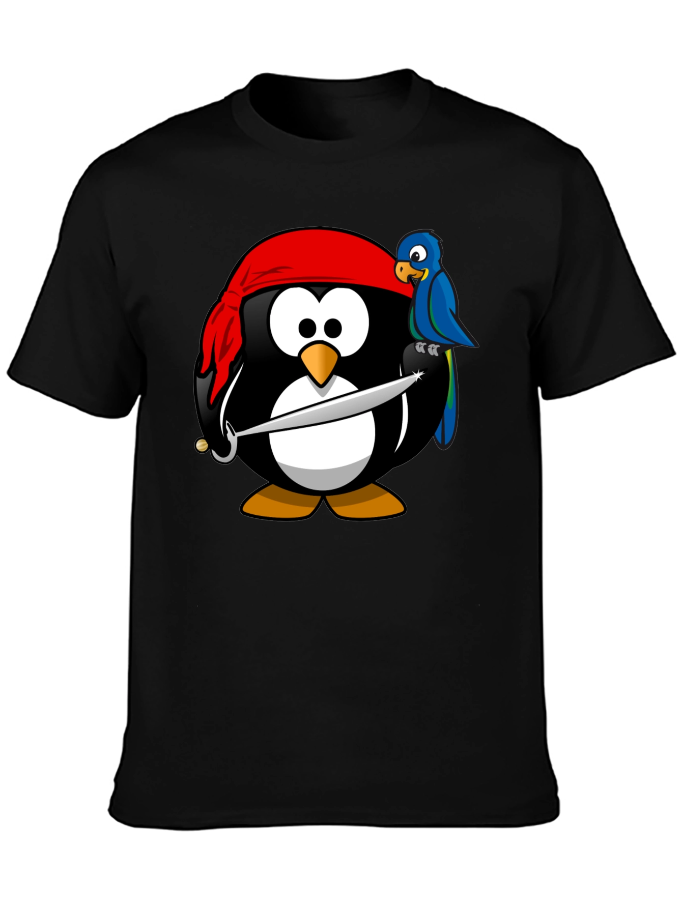 Pirate Penguin Graphic T-Shirt