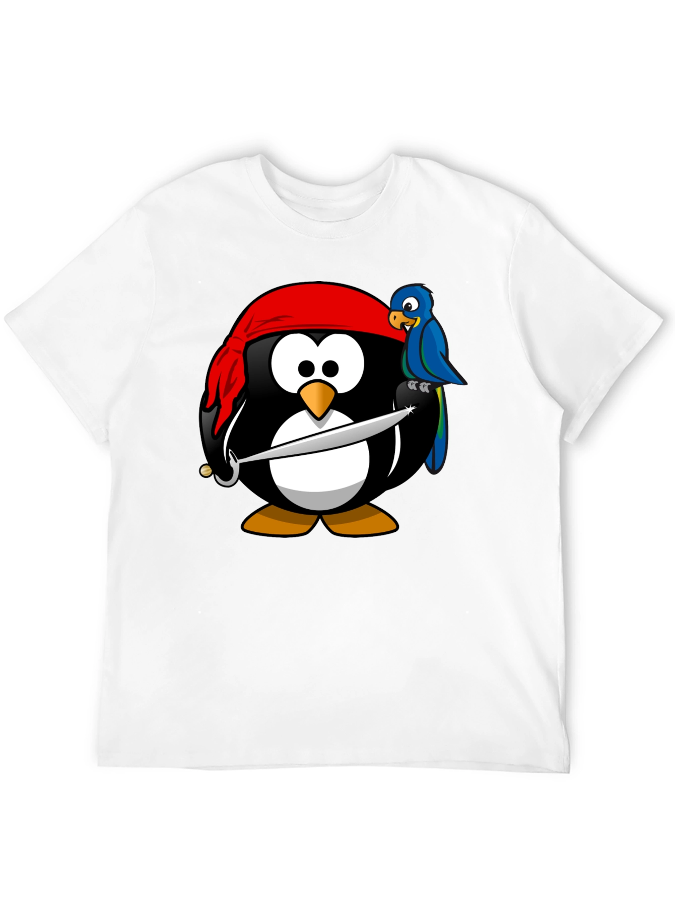 Pirate Penguin Graphic T-Shirt