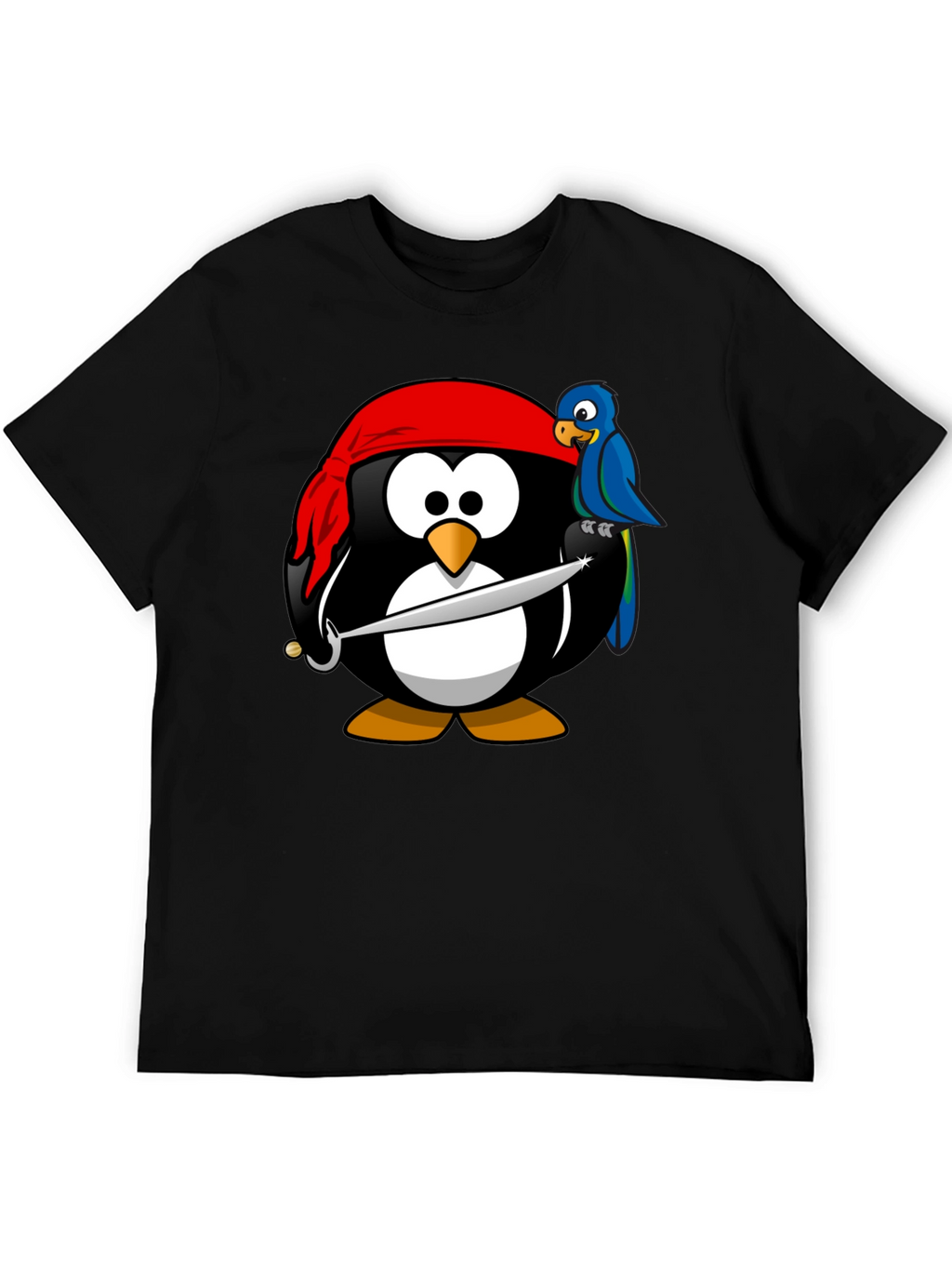 Pirate Penguin Graphic T-Shirt