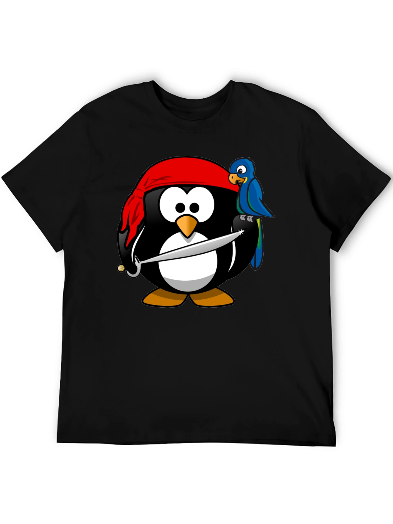 Pirate Penguin Graphic T-Shirt