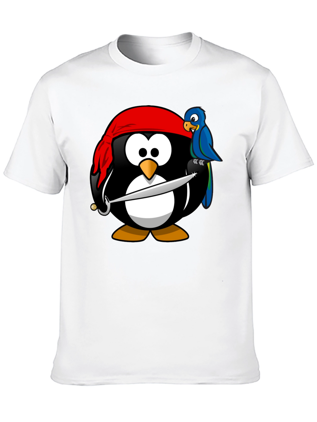 Pirate Penguin Graphic T-Shirt
