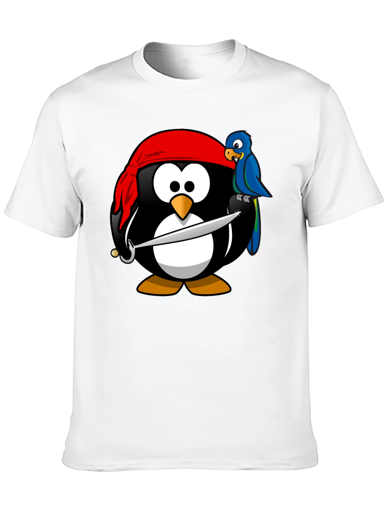 Pirate Penguin Graphic T-Shirt