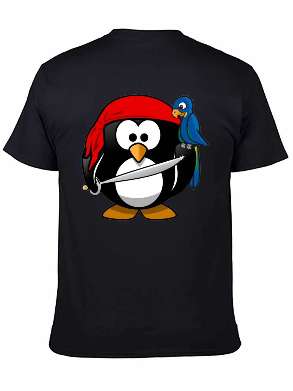 Pirate Penguin Graphic T-Shirt