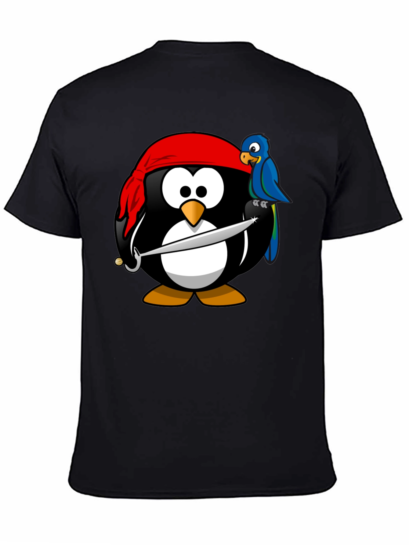 Pirate Penguin Graphic T-Shirt