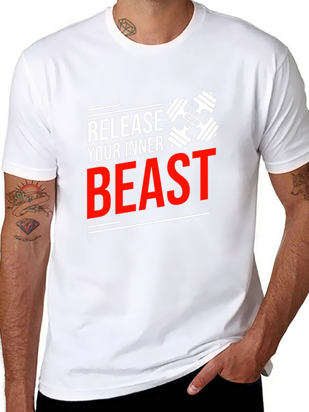Release Your Inner Beast Graphic T-Shirt