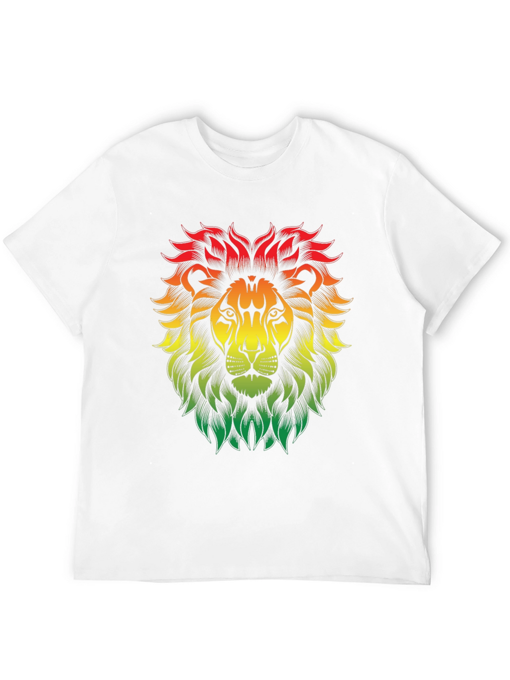 Rasta Lion Graphic Tee - Reggae Vibe