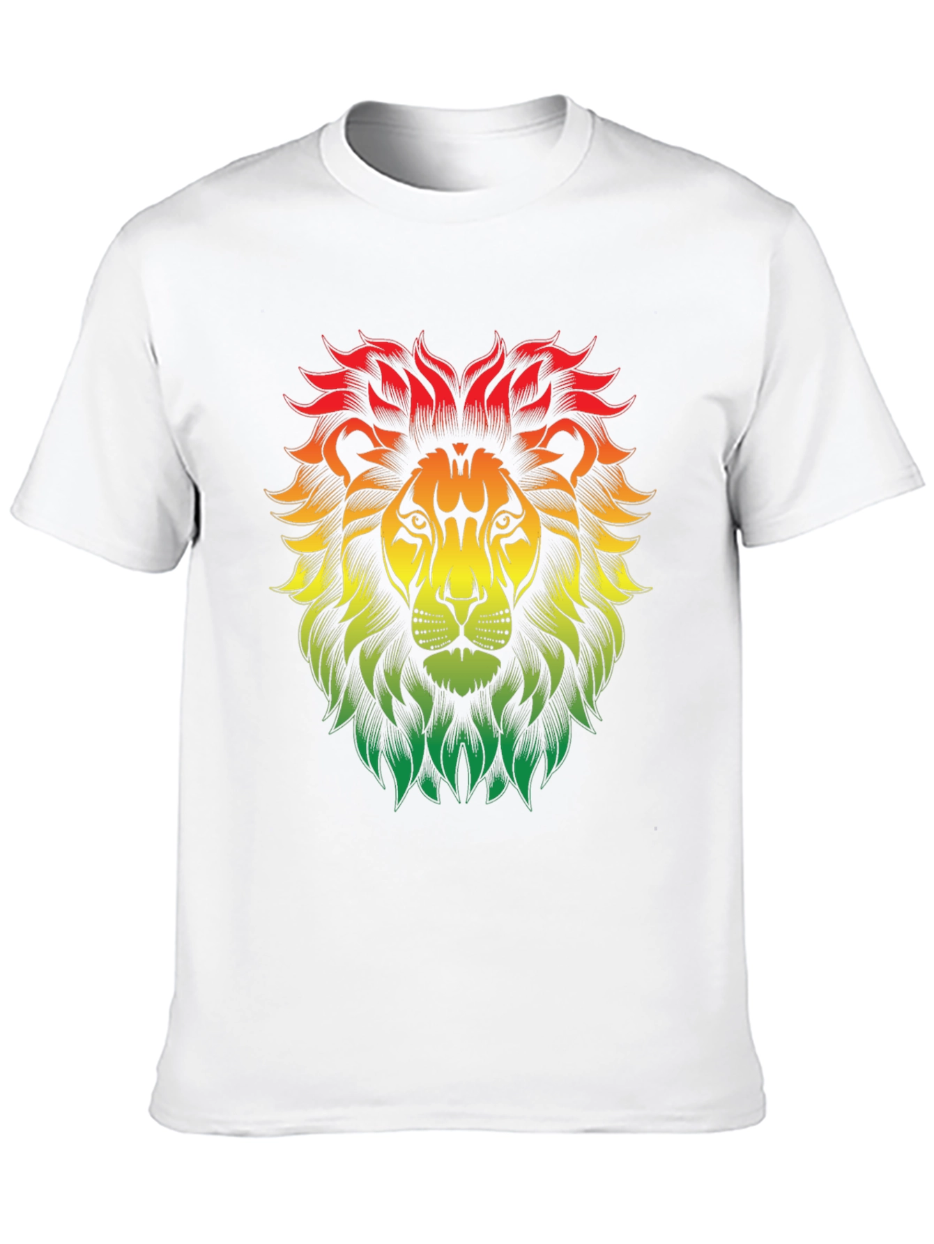 Rasta Lion Graphic Tee - Reggae Vibe
