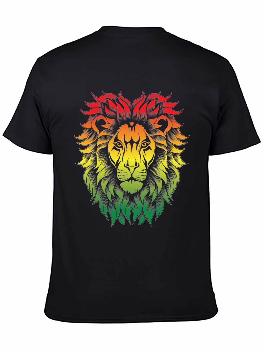 Rasta Lion Graphic Tee - Reggae Vibe