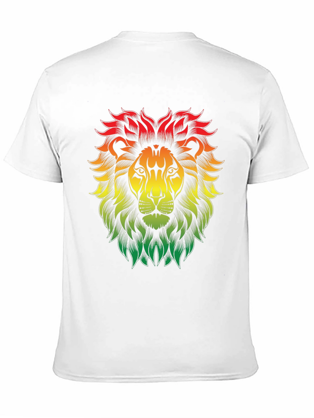 Rasta Lion Graphic Tee - Reggae Vibe