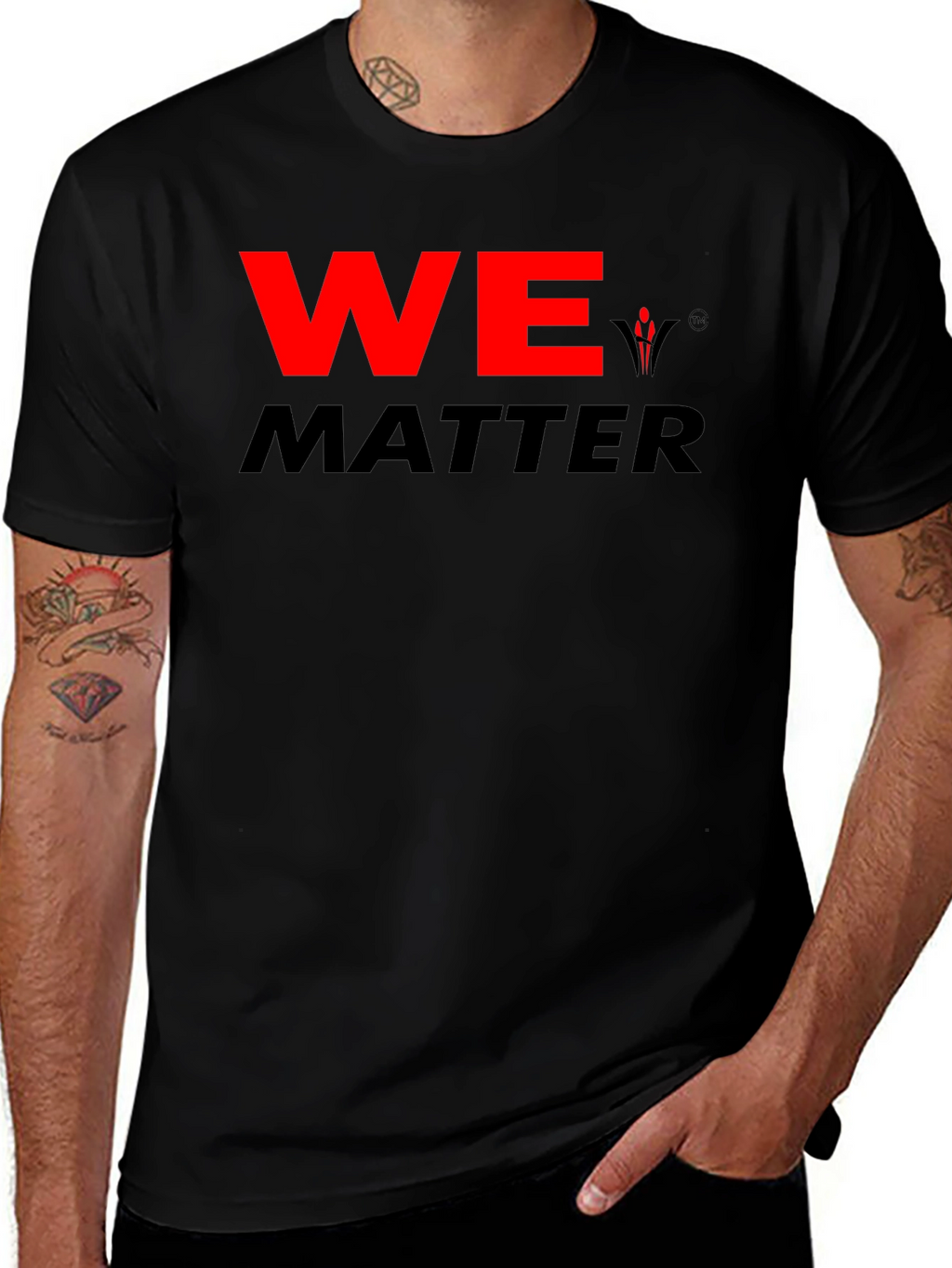 We Matter Graphic T-Shirt - Black