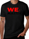 We Matter Graphic T-Shirt - Black
