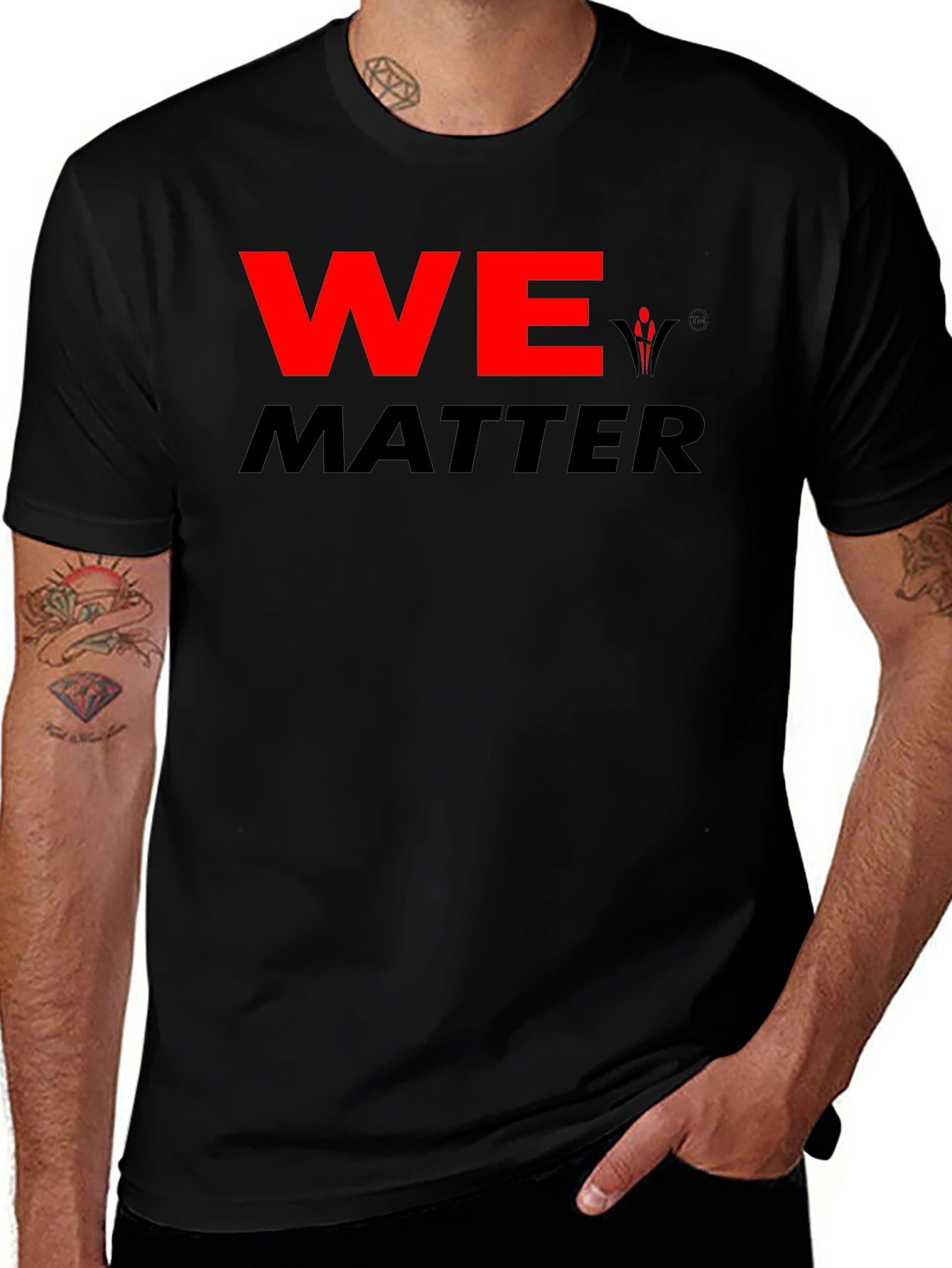 We Matter Graphic T-Shirt - Black