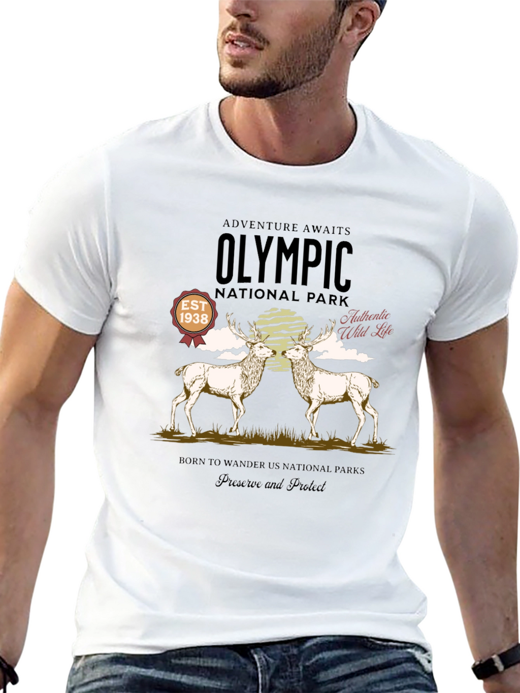 Olympic National Park T-Shirt - Adventure Awaits!