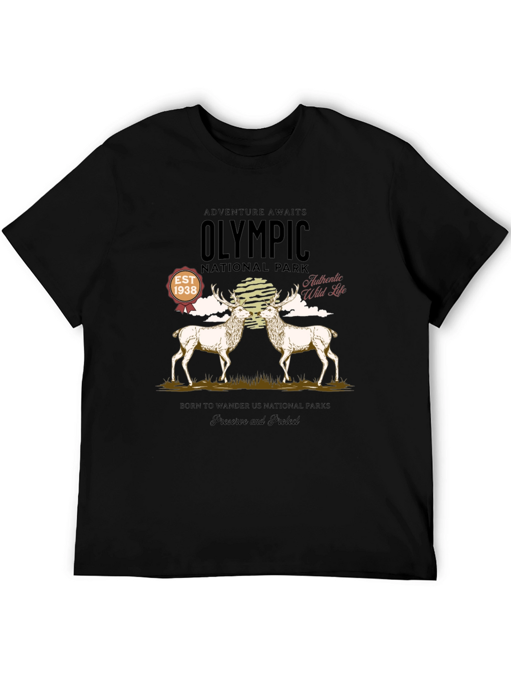 Olympic National Park T-Shirt - Adventure Awaits!