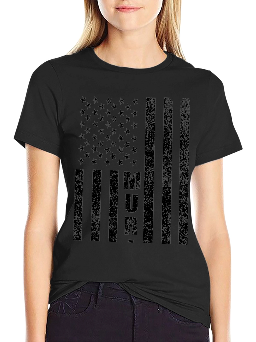 MURICA American Flag Graphic Tee