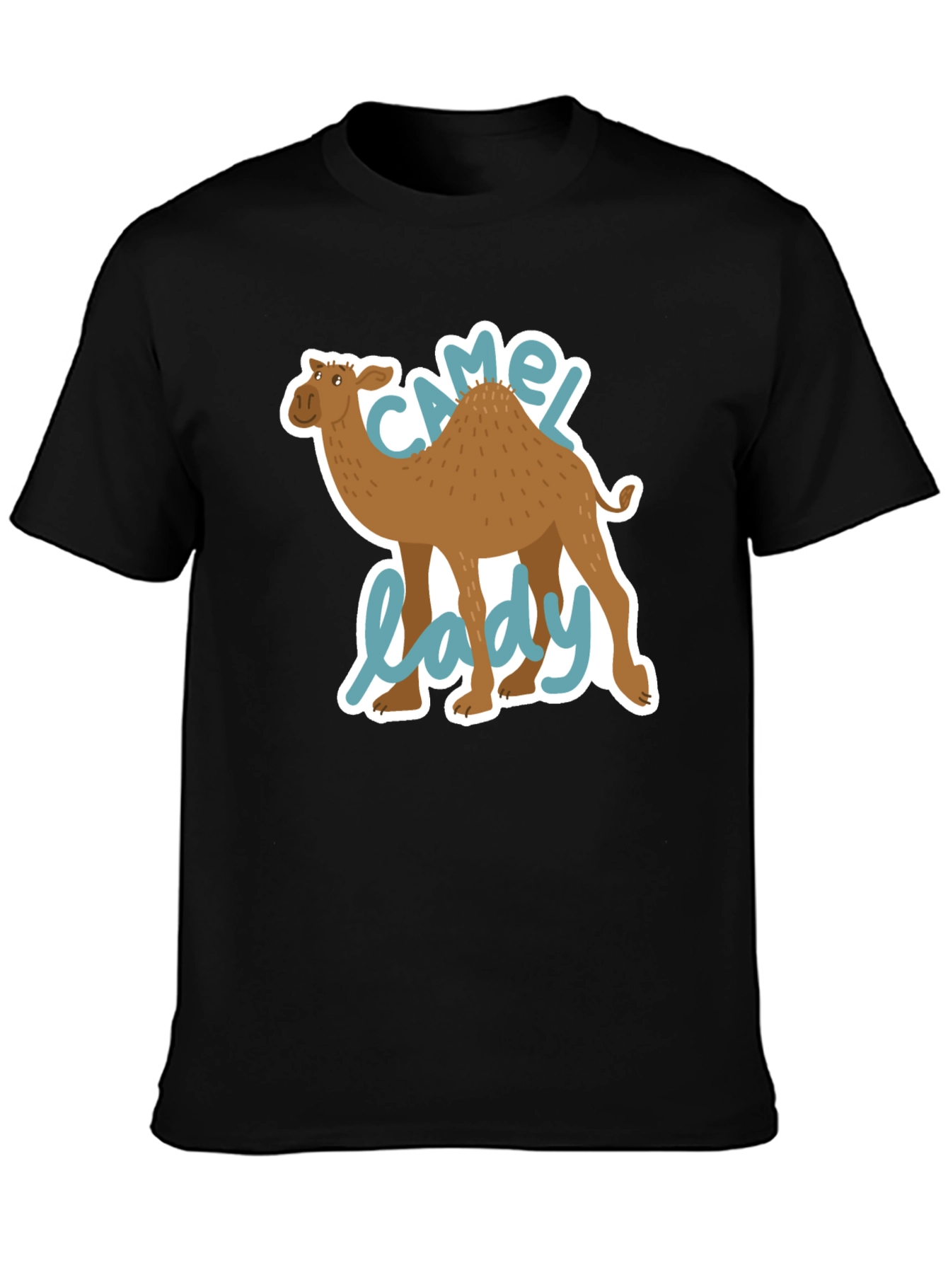Camel Lady Graphic Tee - Unisex Short Sleeve Shirt