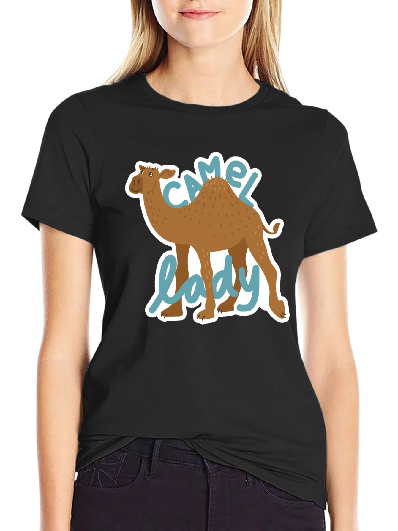 Camel Lady Graphic Tee - Unisex Short Sleeve Shirt